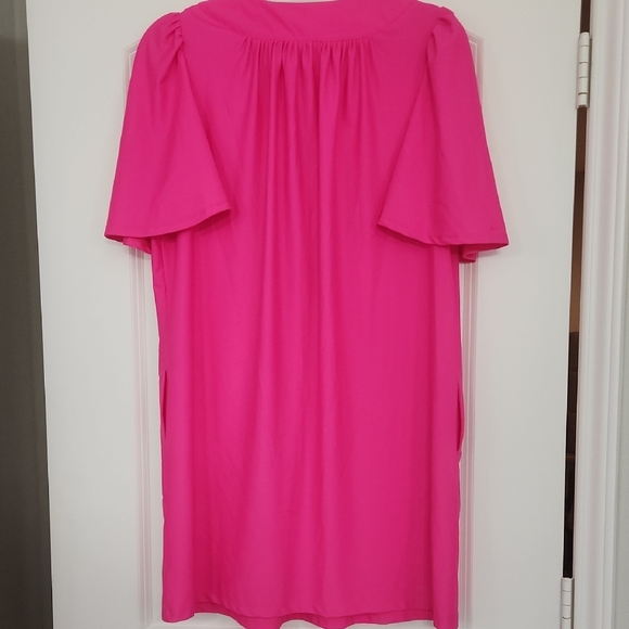 Pretty Hot Pink Women's Dress by Jude Connally. Great condition! Size Medium. - Picture 8 of 10